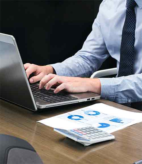 accountant-with-budget-report